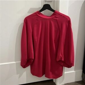Prada Red Blouse